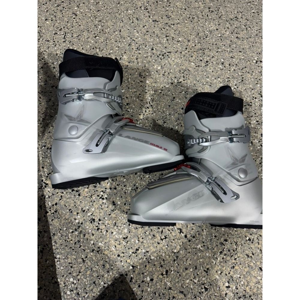 New Old Stock Lange Double 55 Womens Ski Boots 25.5 Retired‎ Model